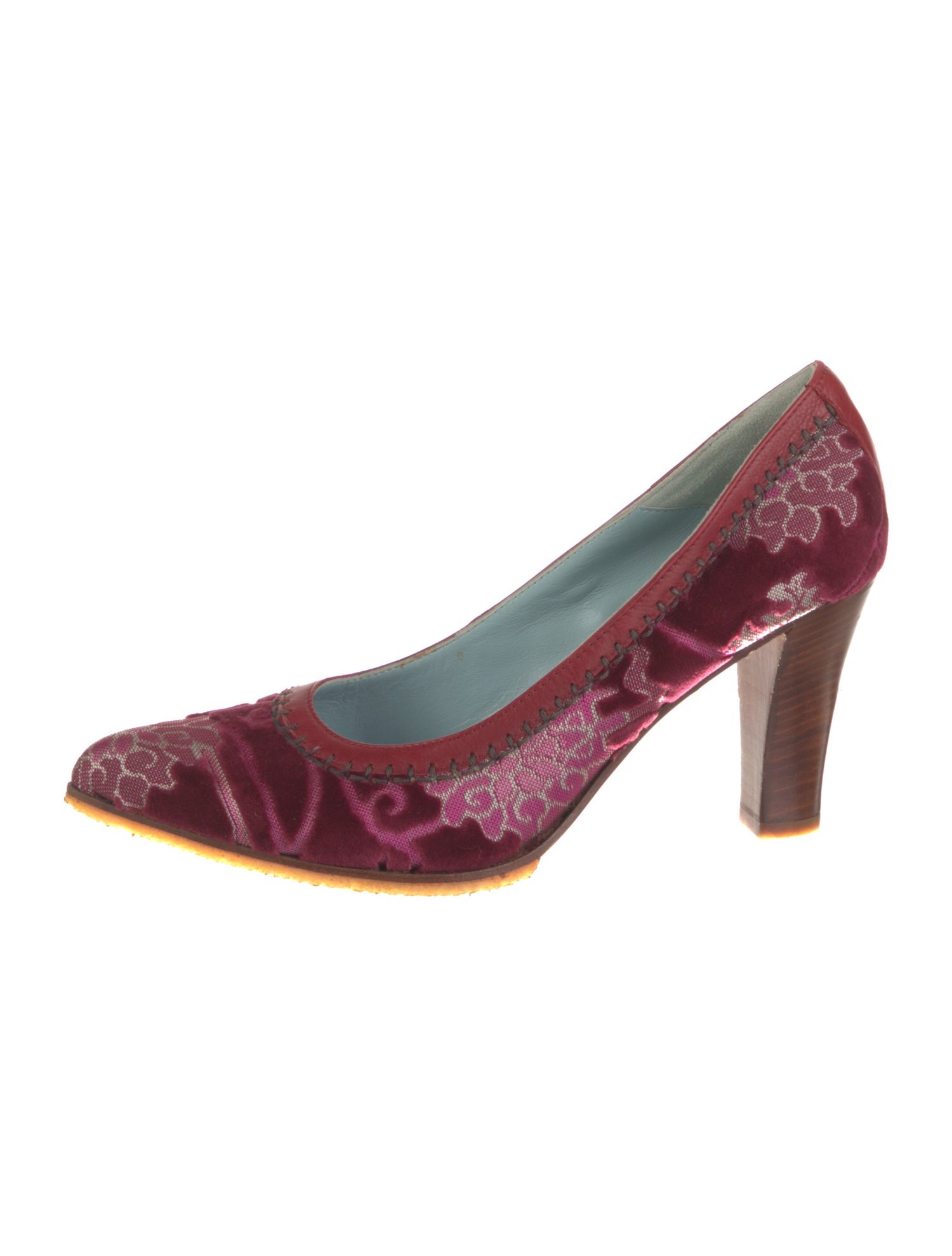 Malo Velvet Printed Pumps