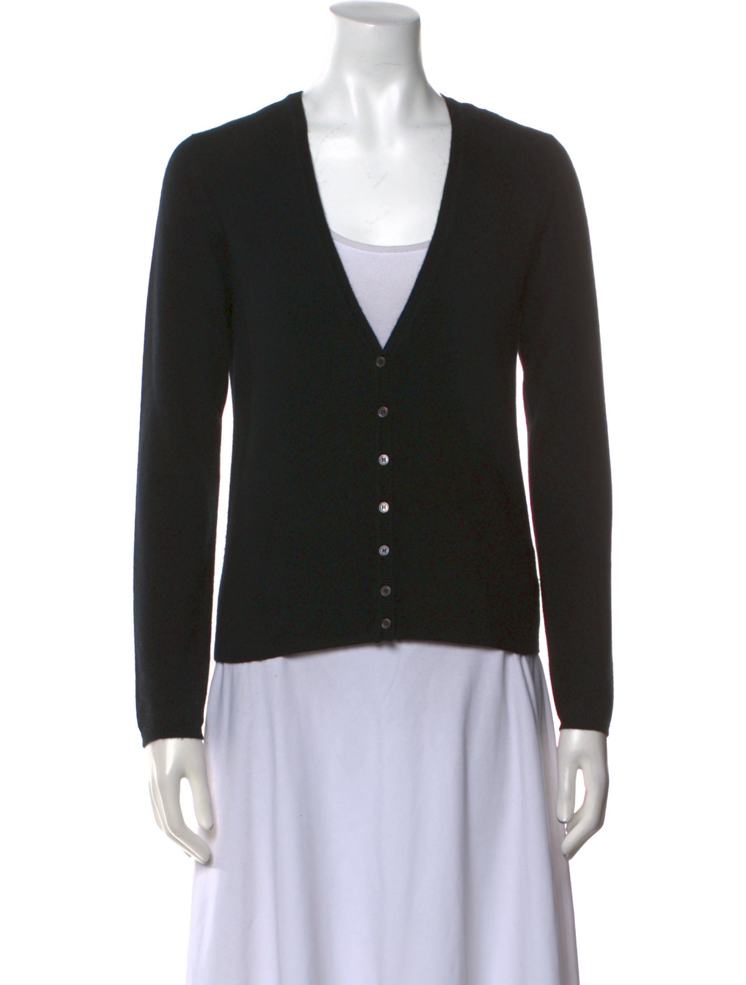 Malo Cashmere Plunge Neckline Sweater