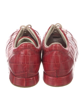 Malo Leather Animal Print Oxfords