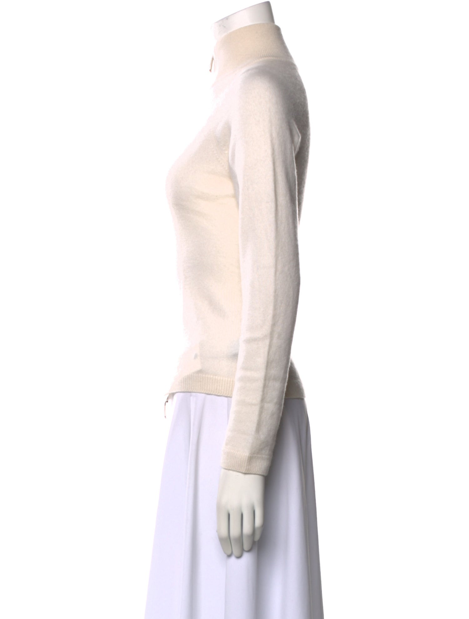 Malo Cashmere Mock Neck Sweater
