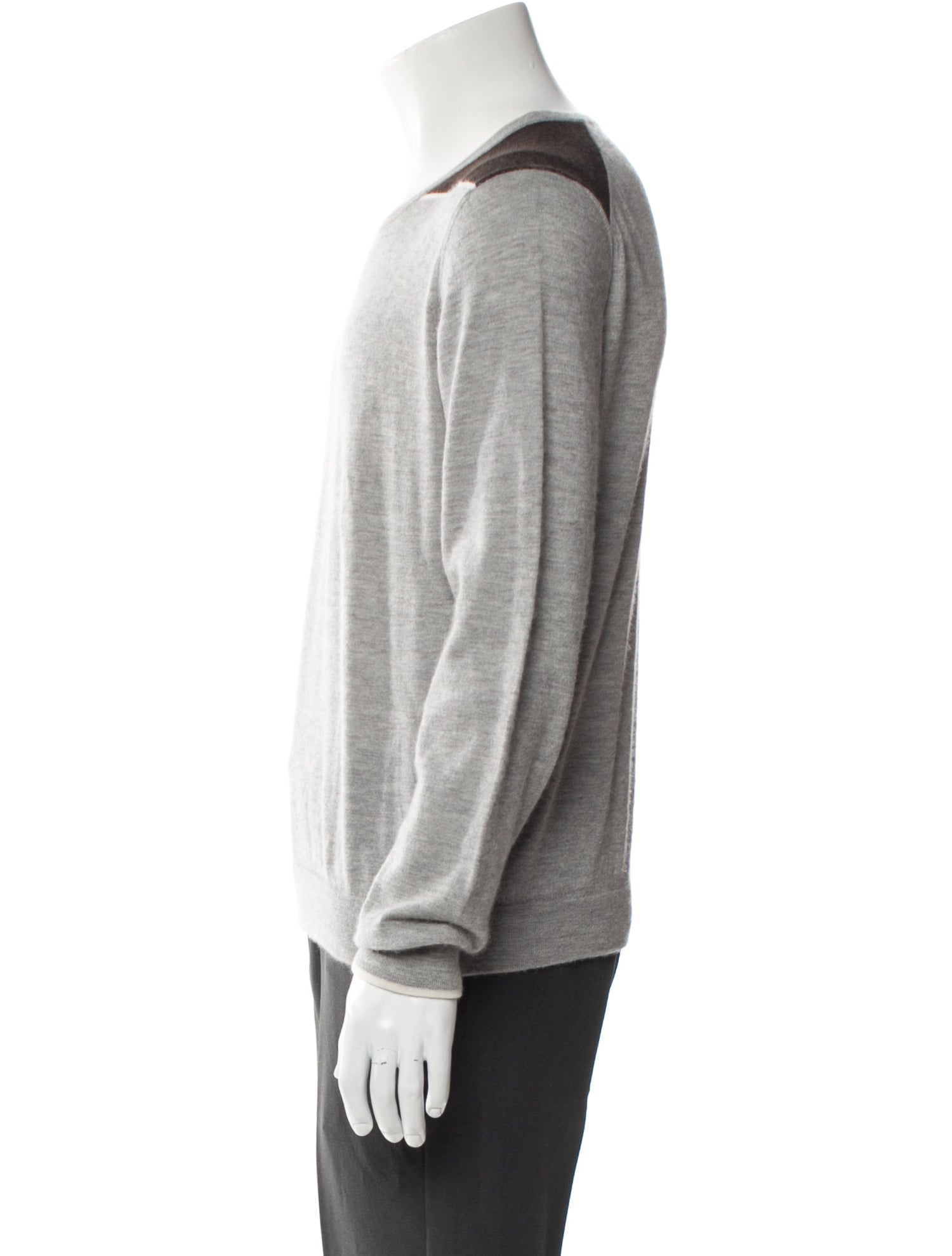Malo Cashmere Colorblock Pattern Pullover