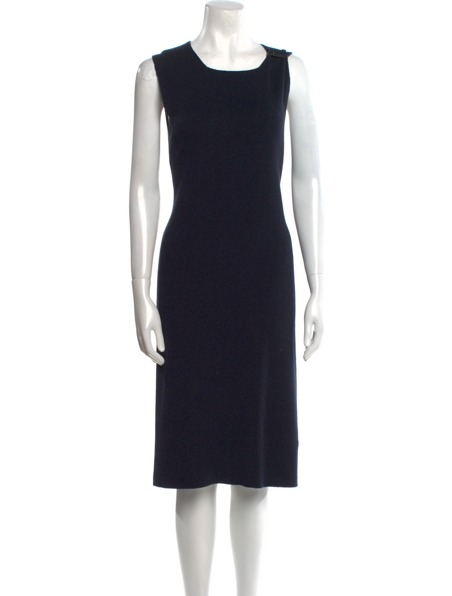 Malo Wool Midi Length Dress