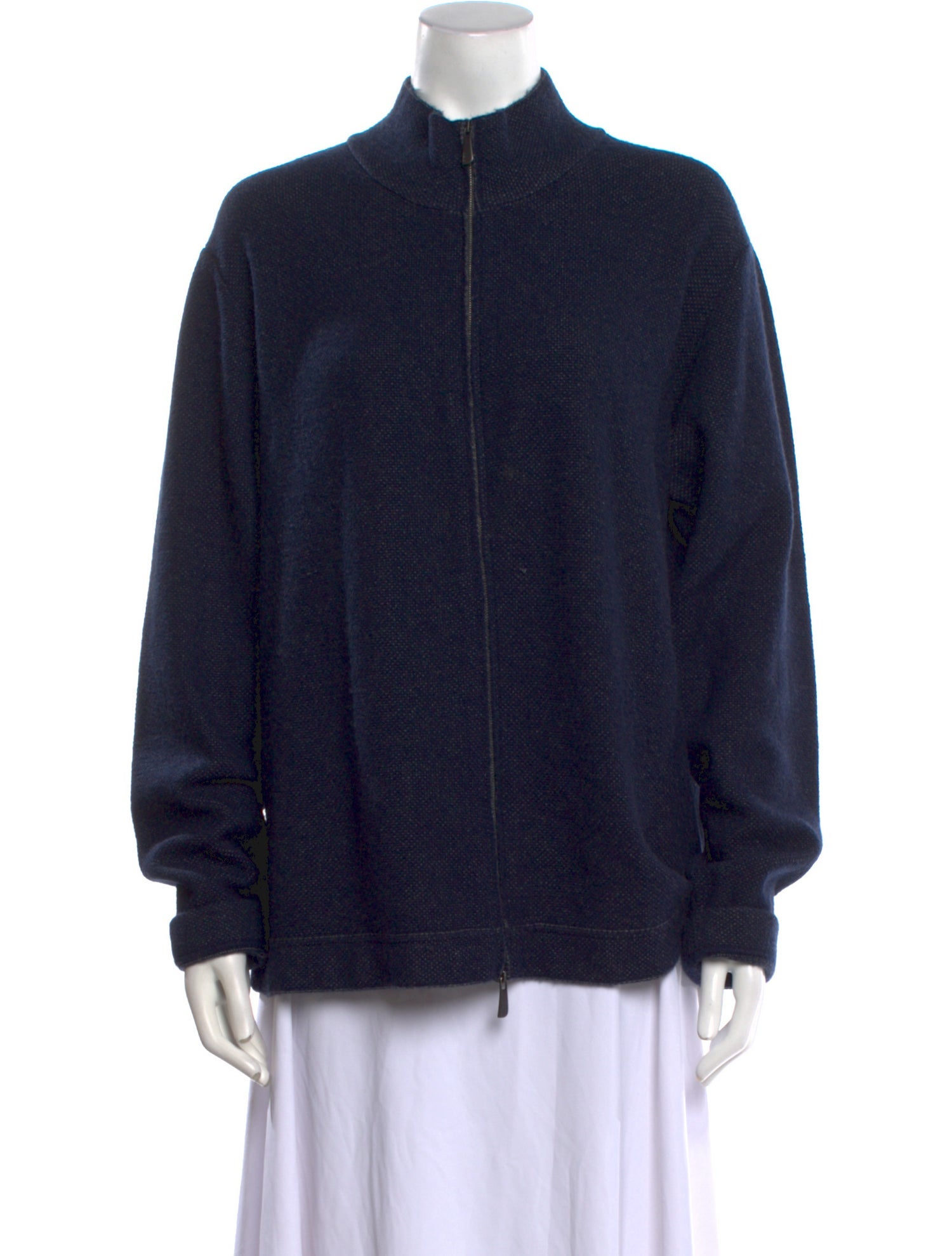 Malo Cashmere Mock Neck Sweater