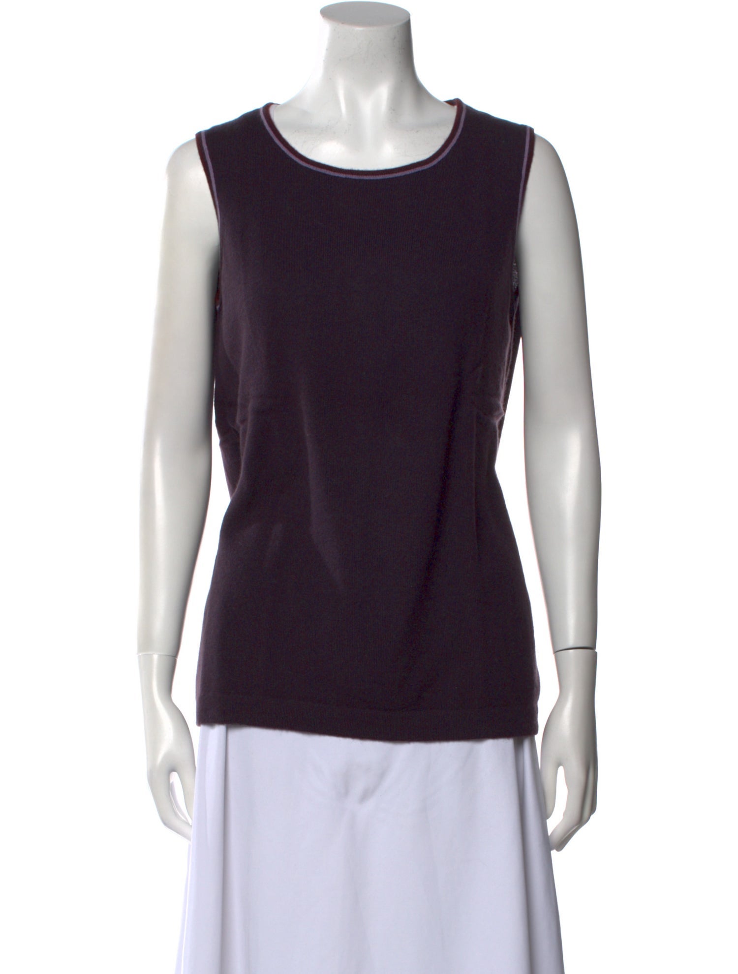 Malo Cashmere Scoop Neck Top