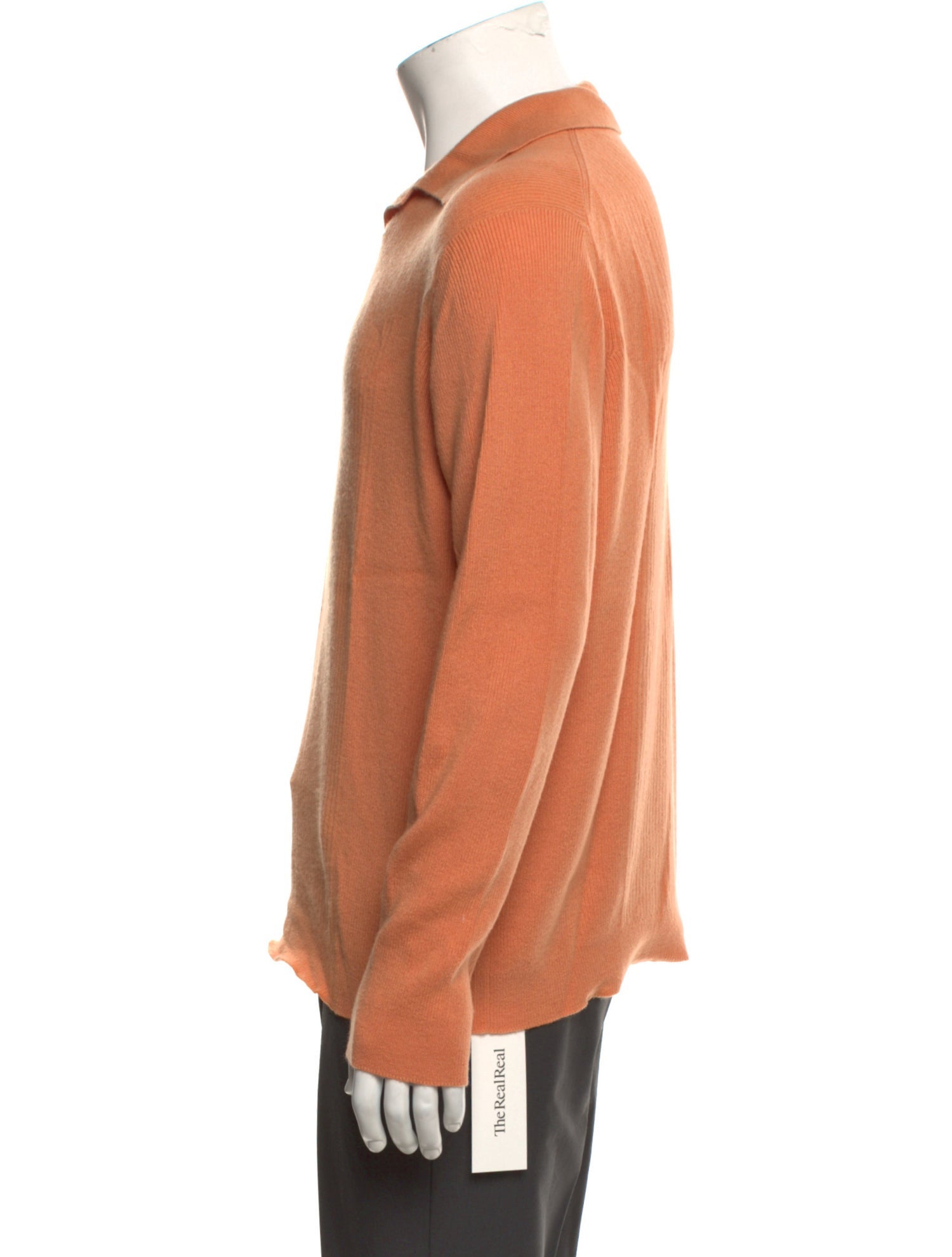 Malo Cashmere Mock Neck Polo Sweater