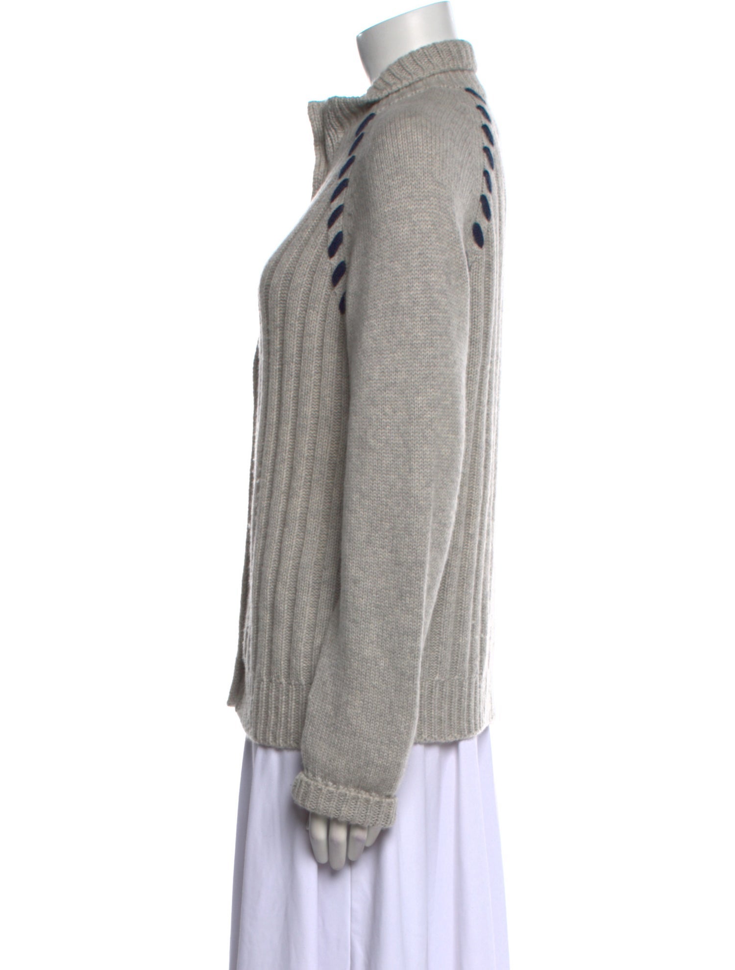 Malo Cashmere Mock Neck Sweater