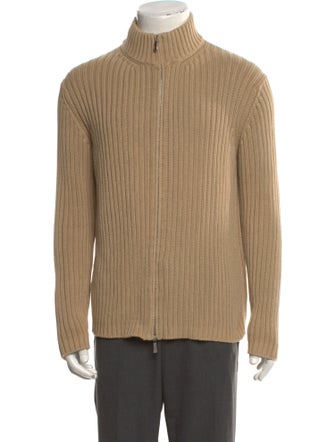 Malo Turtleneck Long Sleeve Cardigan