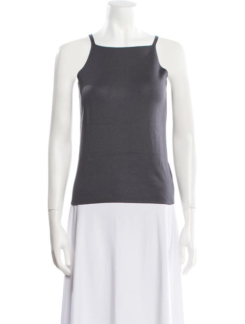 Malo Silk Square Neckline Top