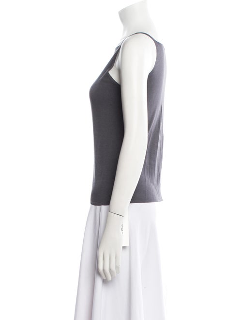 Malo Silk Square Neckline Top