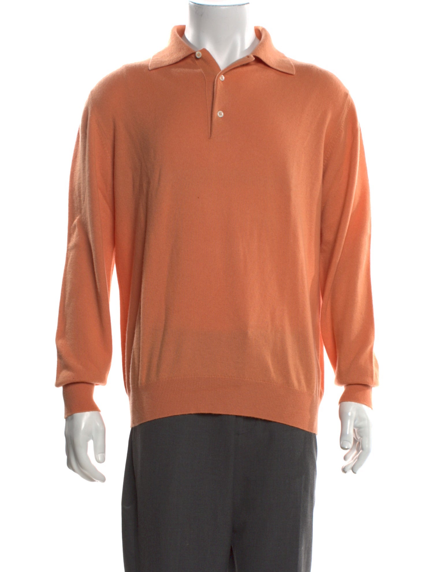 Malo Cashmere Collar Polo Sweater