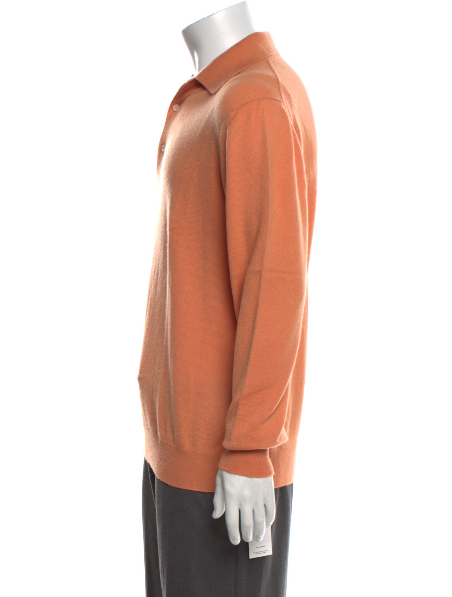 Malo Cashmere Collar Polo Sweater