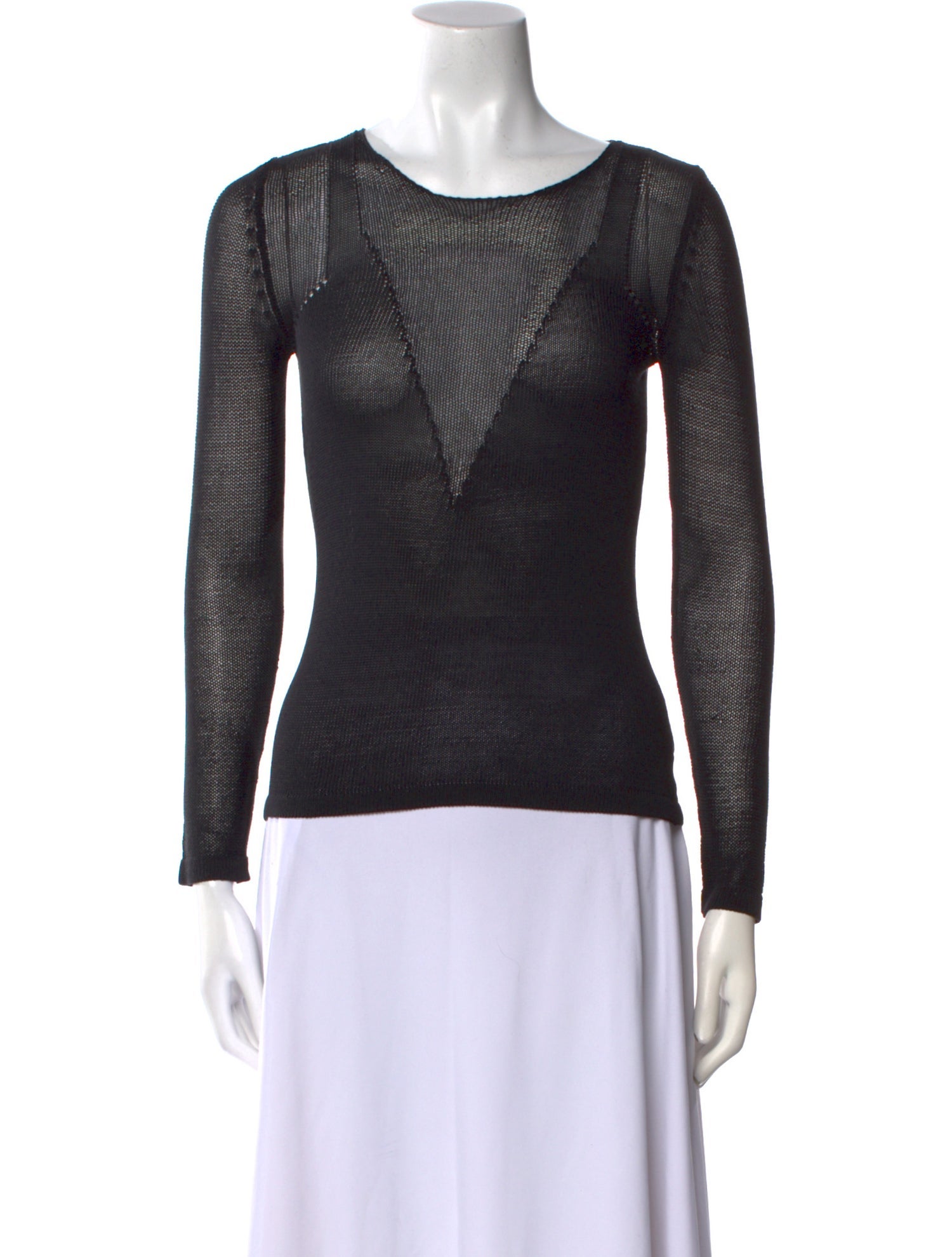 Malo Silk Scoop Neck Sweater