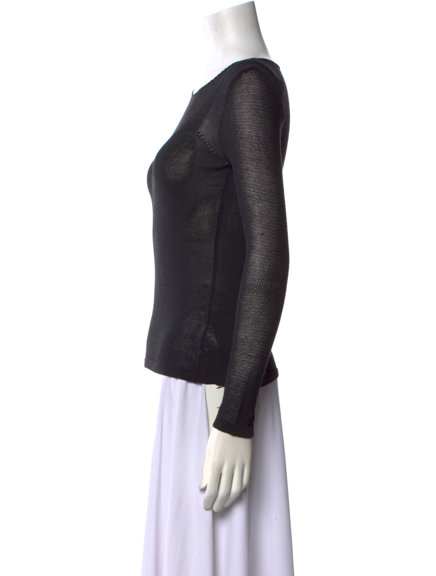 Malo Silk Scoop Neck Sweater