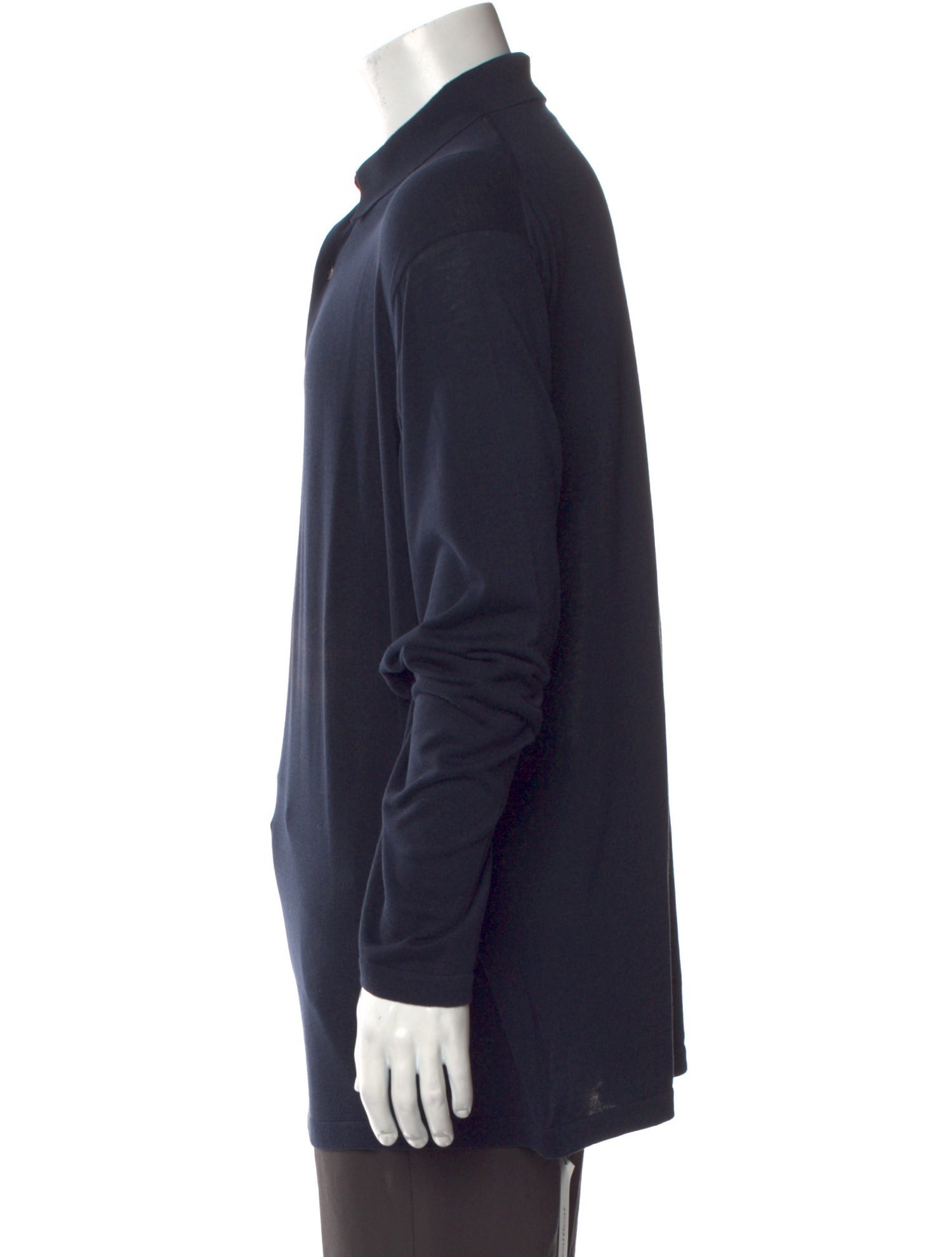 Malo Crew Neck Long Sleeve Polo Shirt