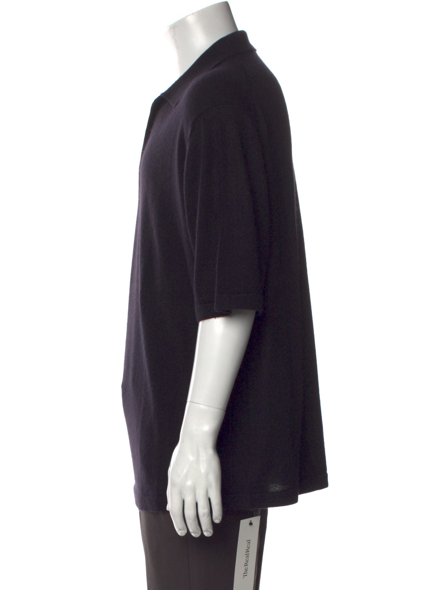 Malo Cashmere Mock Neck Polo Sweater