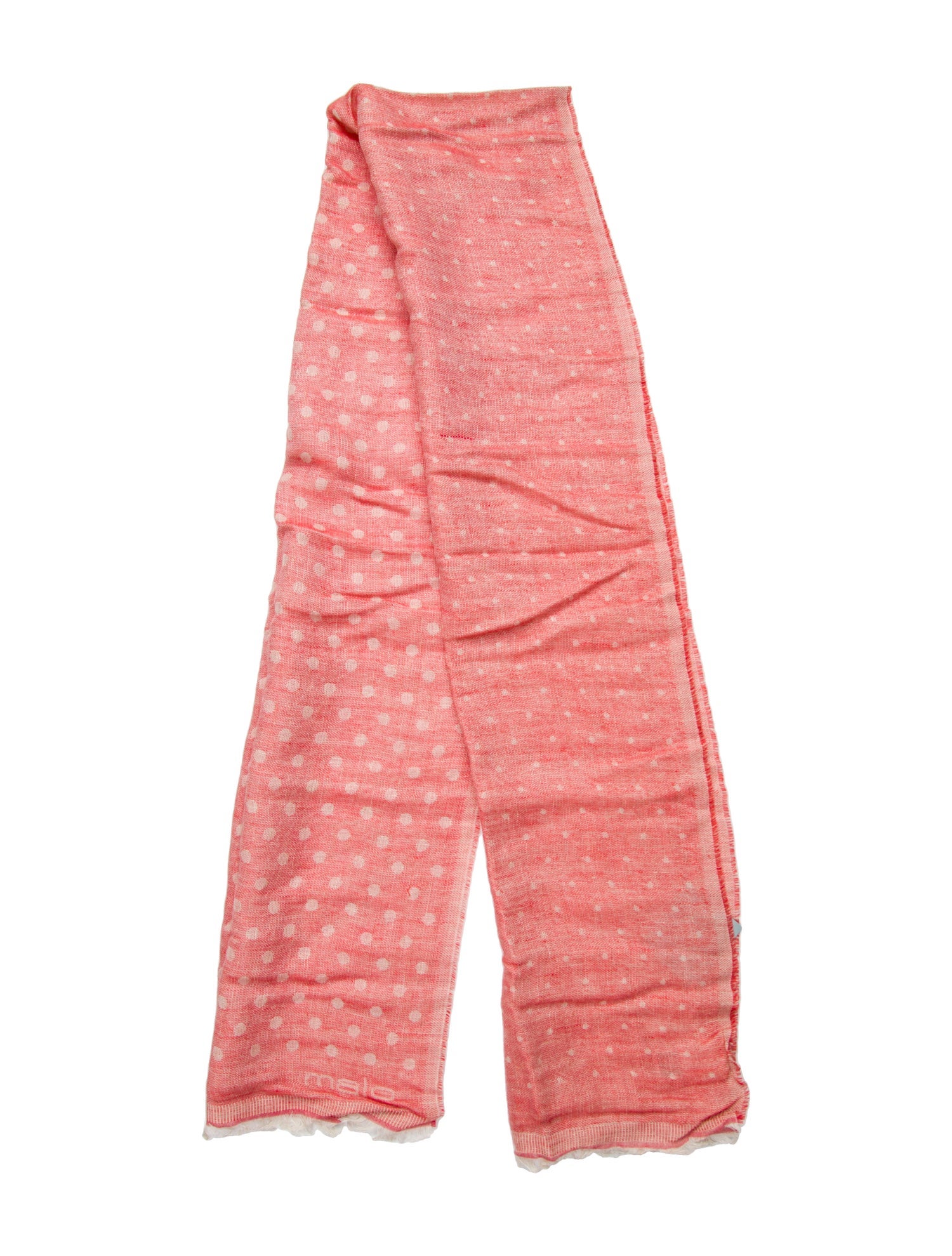 Malo Polka Dot Print Scarf