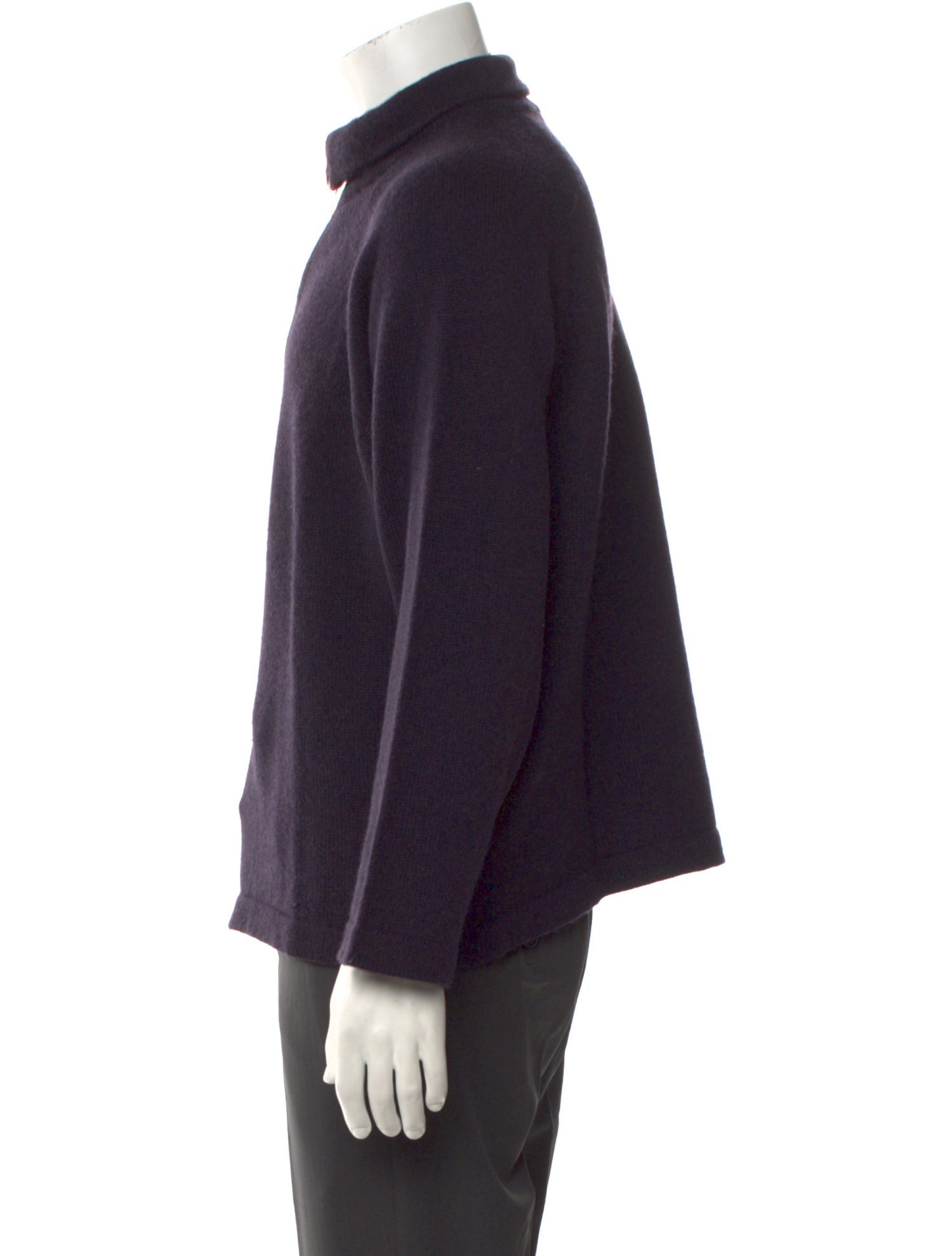 Malo Cashmere Turtleneck Polo Sweater