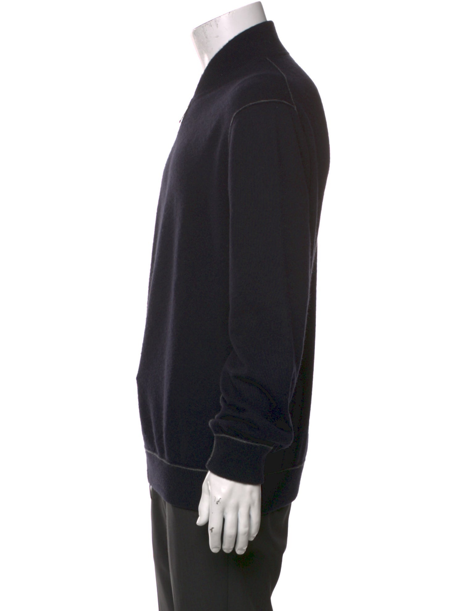 Malo Cashmere Mock Neck Cardigan