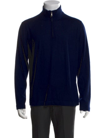 Malo Cashmere Turtleneck Polo Sweater