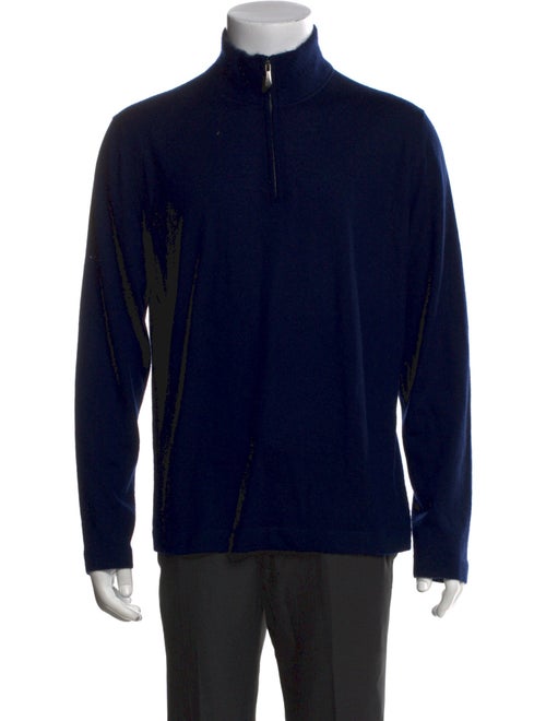 Malo Cashmere Turtleneck Polo Sweater