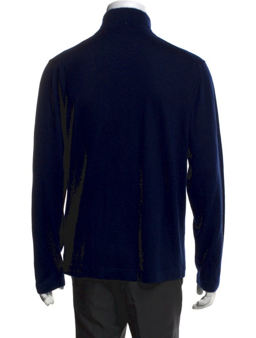 Malo Cashmere Turtleneck Polo Sweater