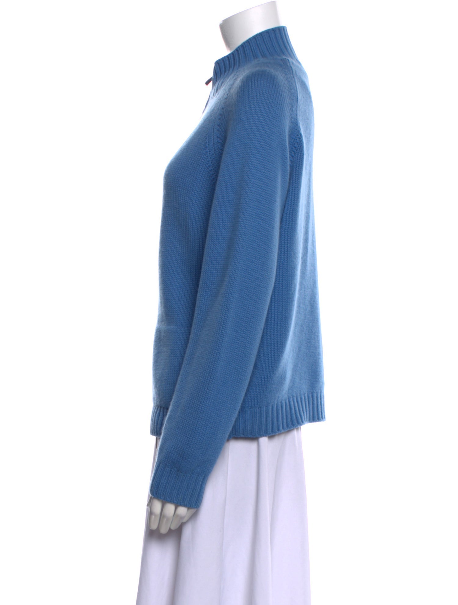 Malo Cashmere Mock Neck Sweater