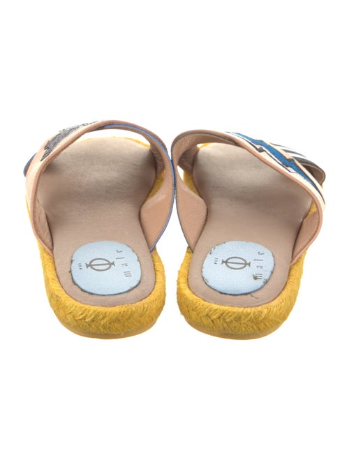 Malo Leather Printed Slides