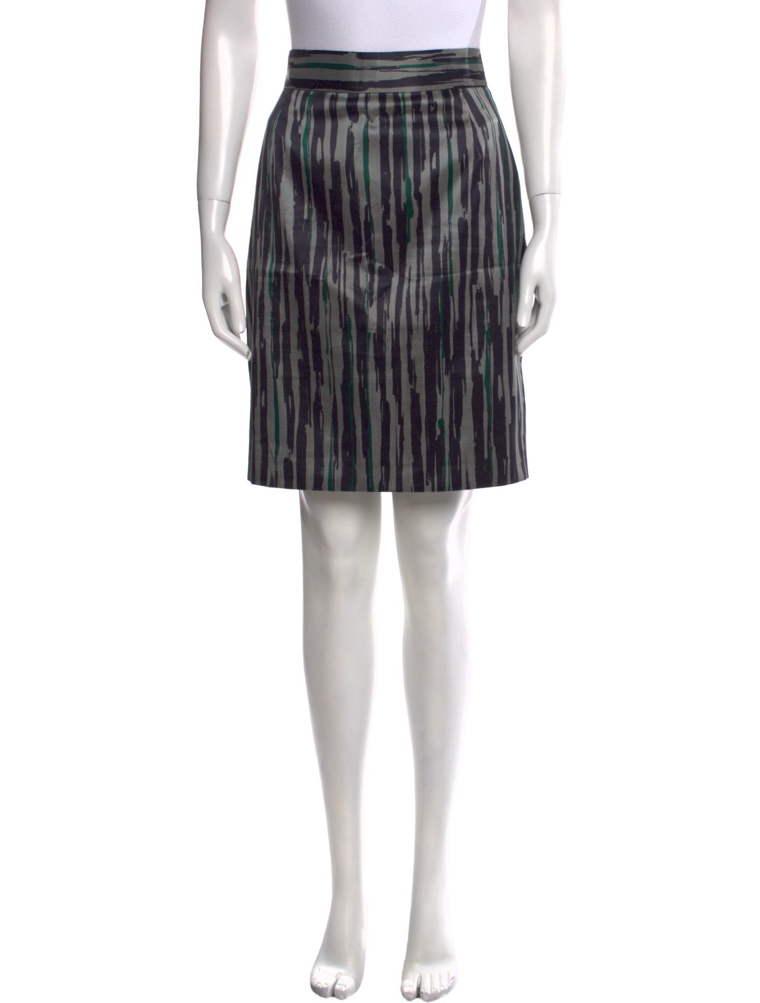 Malo Striped Knee-Length Skirt