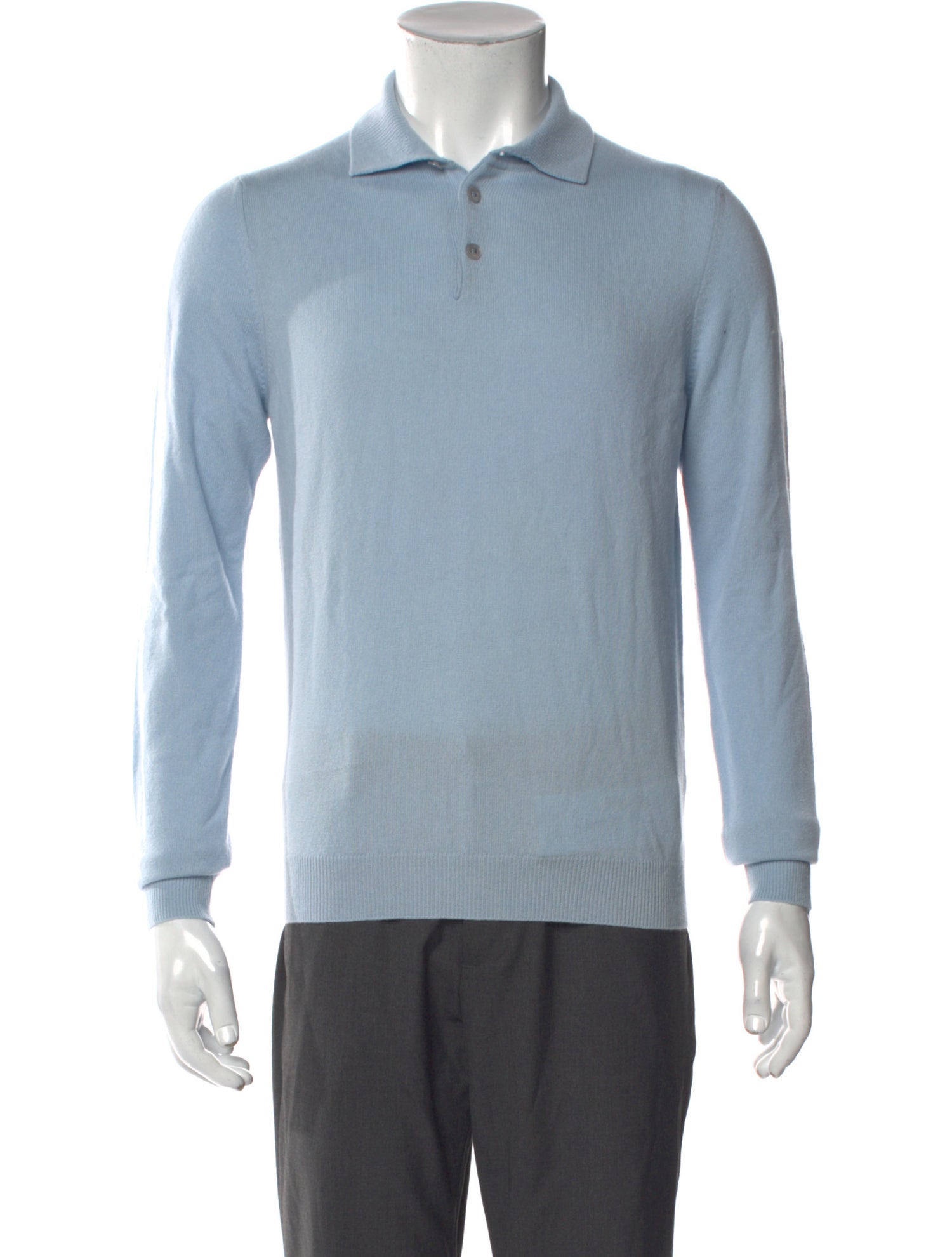 Malo Cashmere Collar Polo Shirt w/ Tags