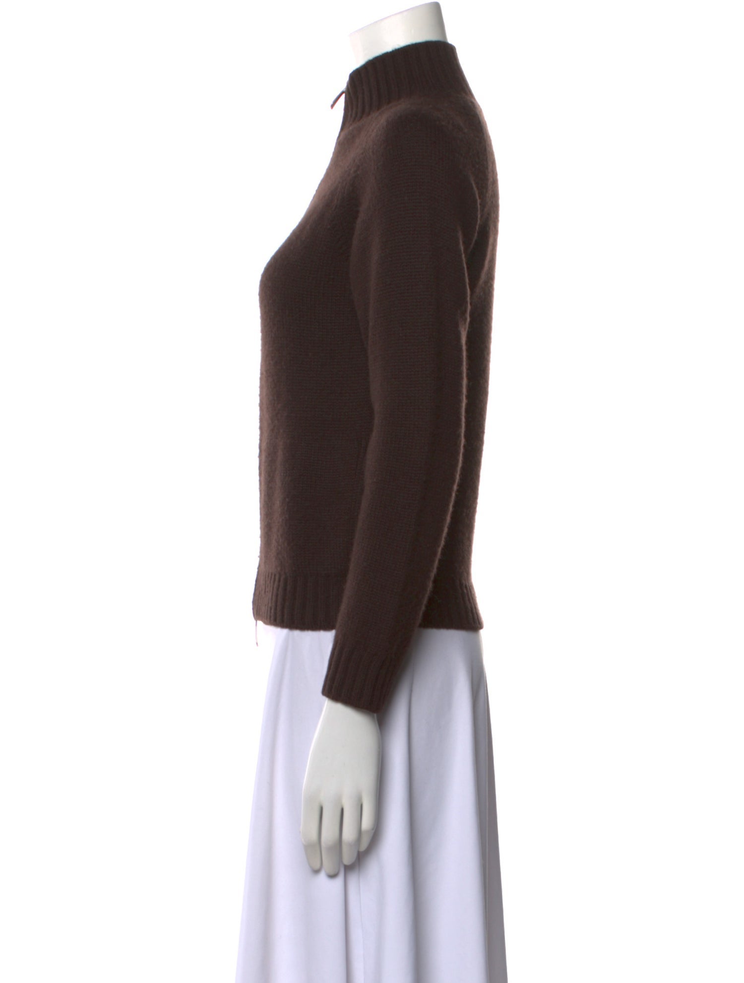 Malo Cashmere Mock Neck Sweater