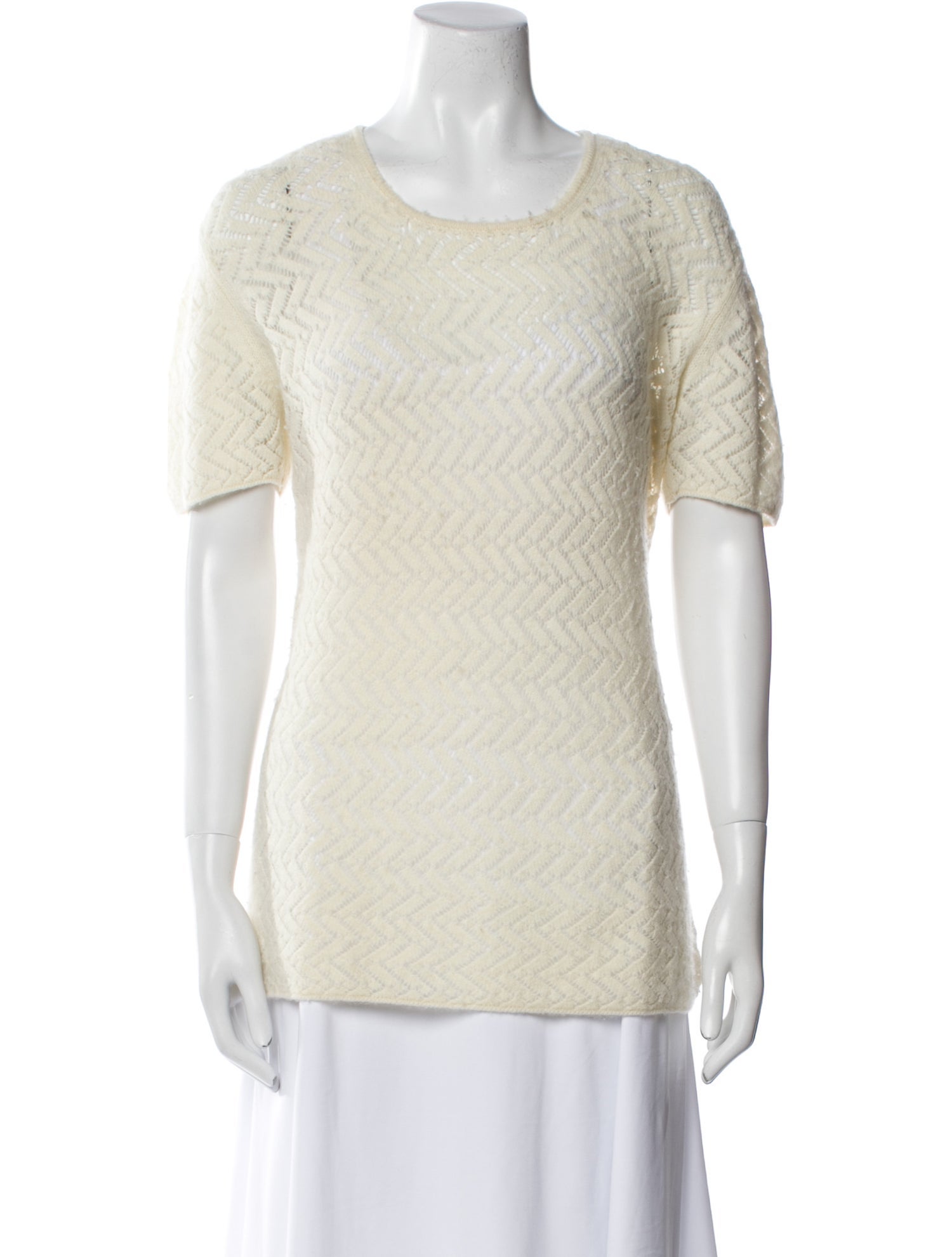 Malo Cashmere Scoop Neck T-Shirt