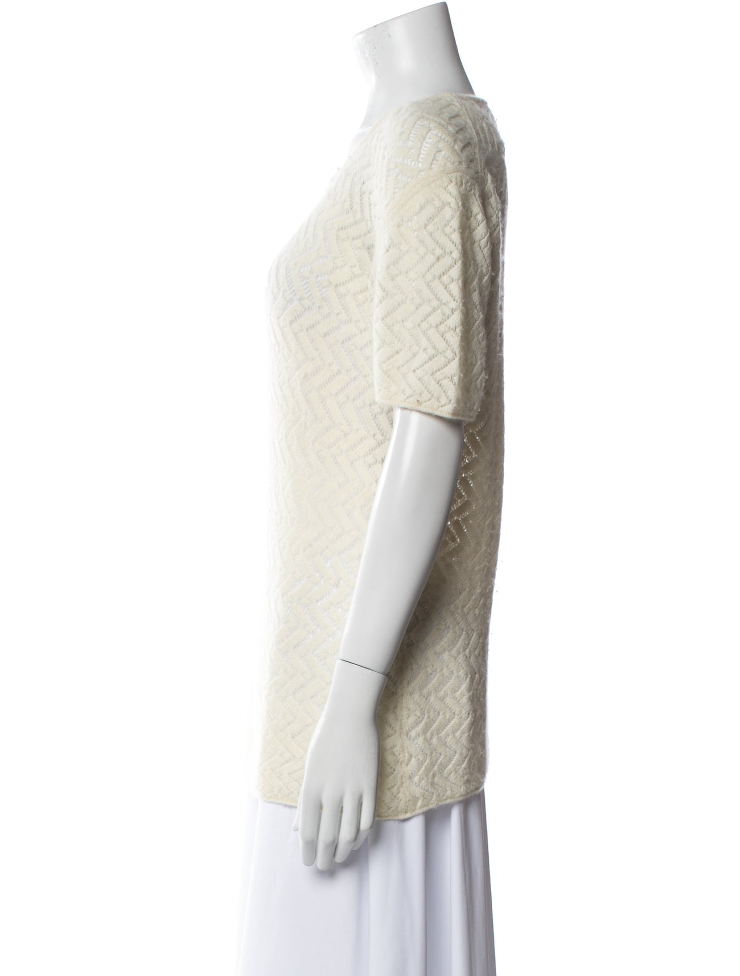 Malo Cashmere Scoop Neck T-Shirt