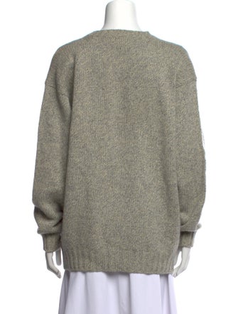 Malo Cashmere Plaid Print Sweater