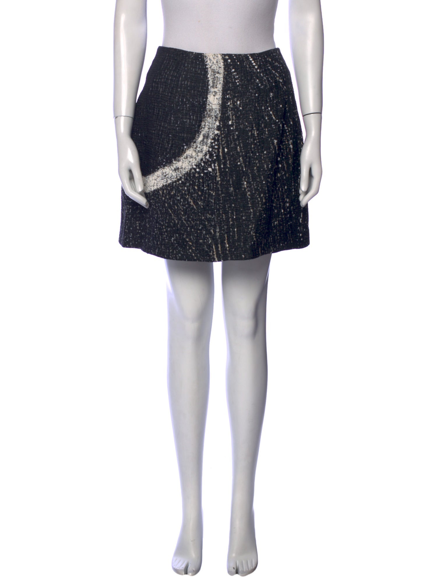 Malo Printed Mini Skirt