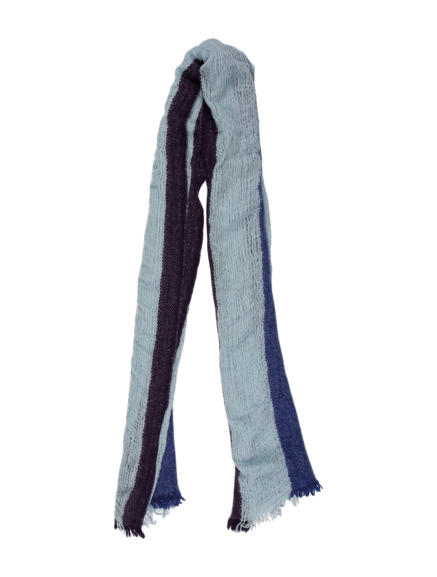 Malo Cashmere Striped Scarf