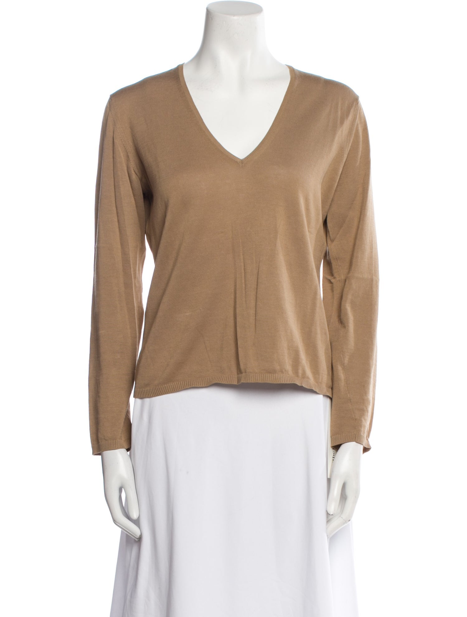 Malo V-Neck Long Sleeve Top