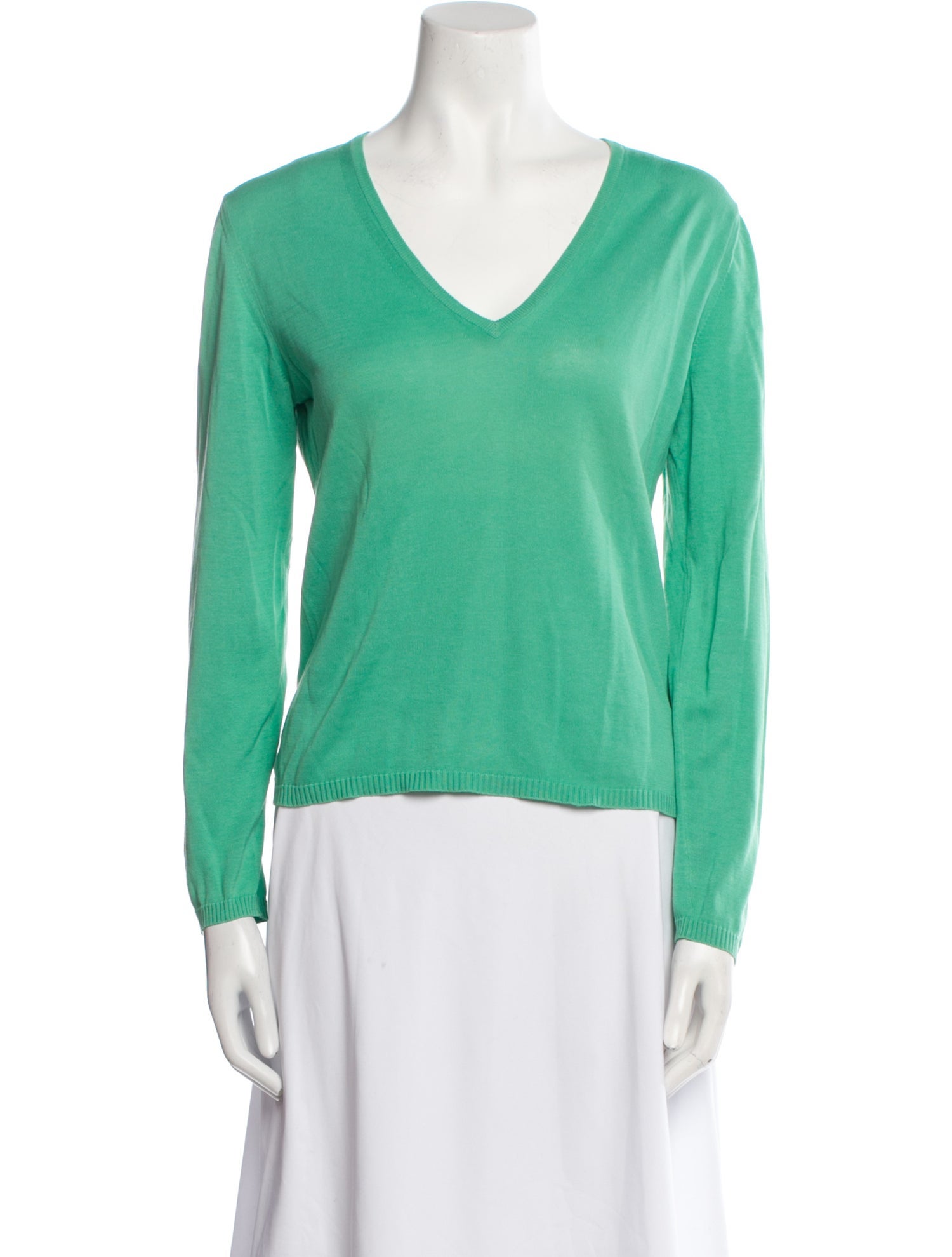 Malo V-Neck Long Sleeve Top