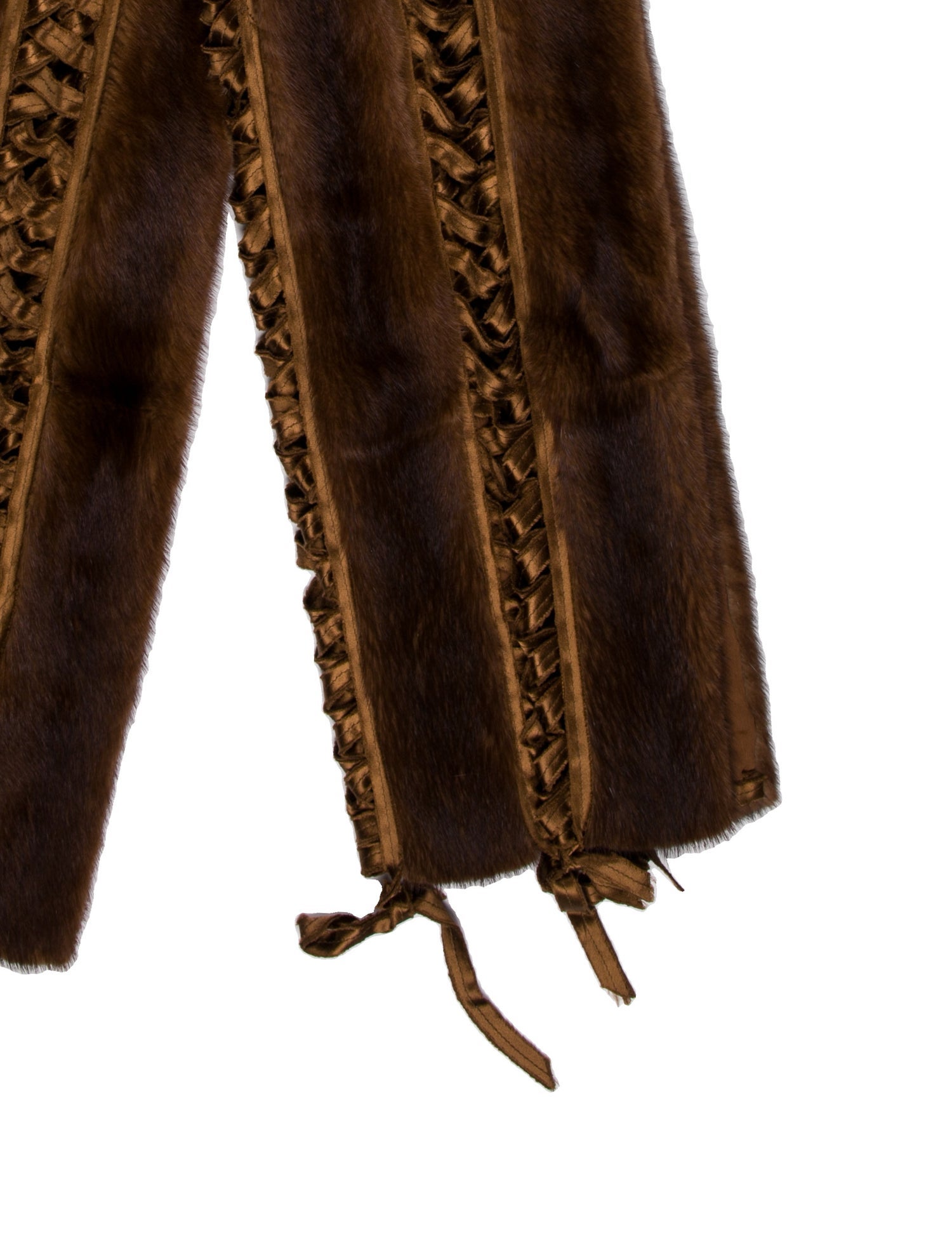 Malo Mink Striped Shawl w/ Tags