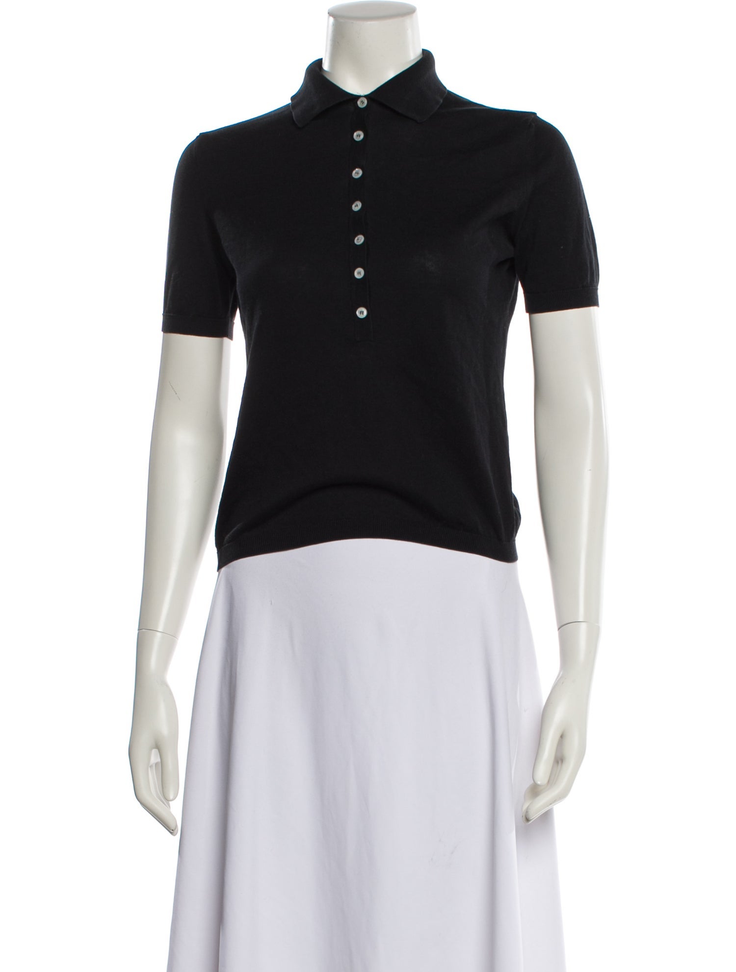 Malo Mock Neck Short Sleeve Polo