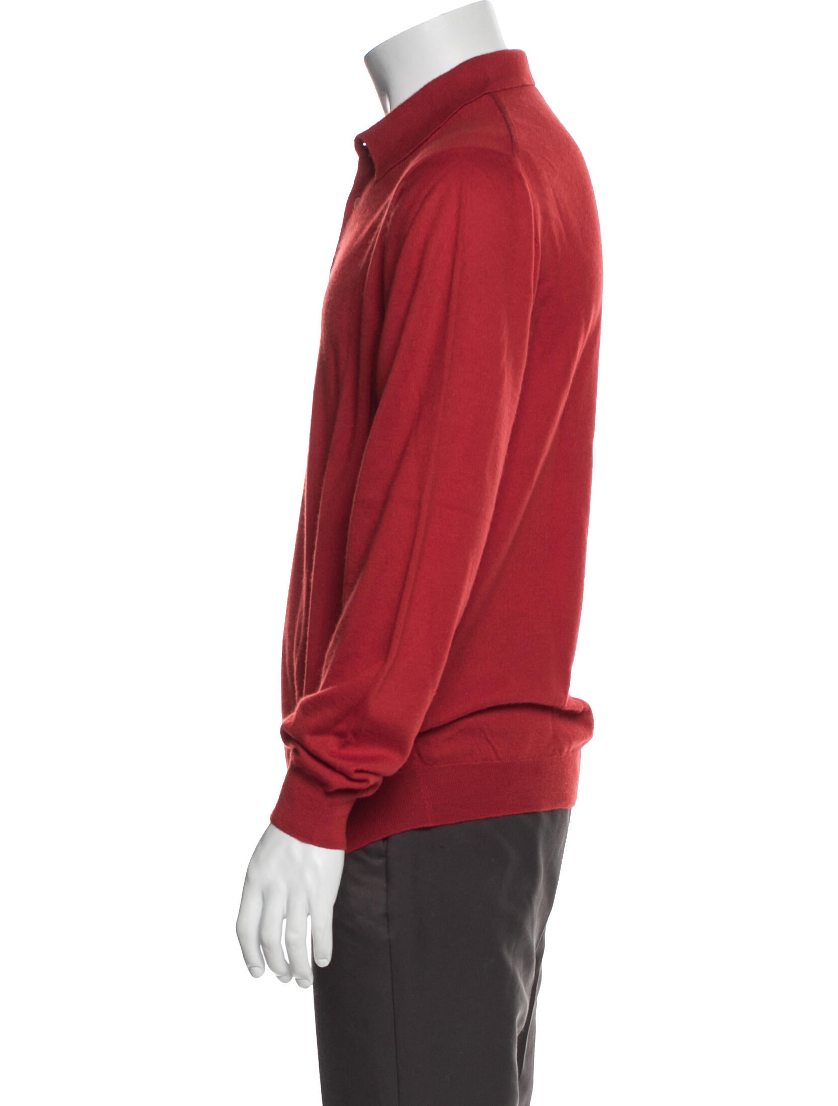 Malo Cashmere Collar Polo Sweater