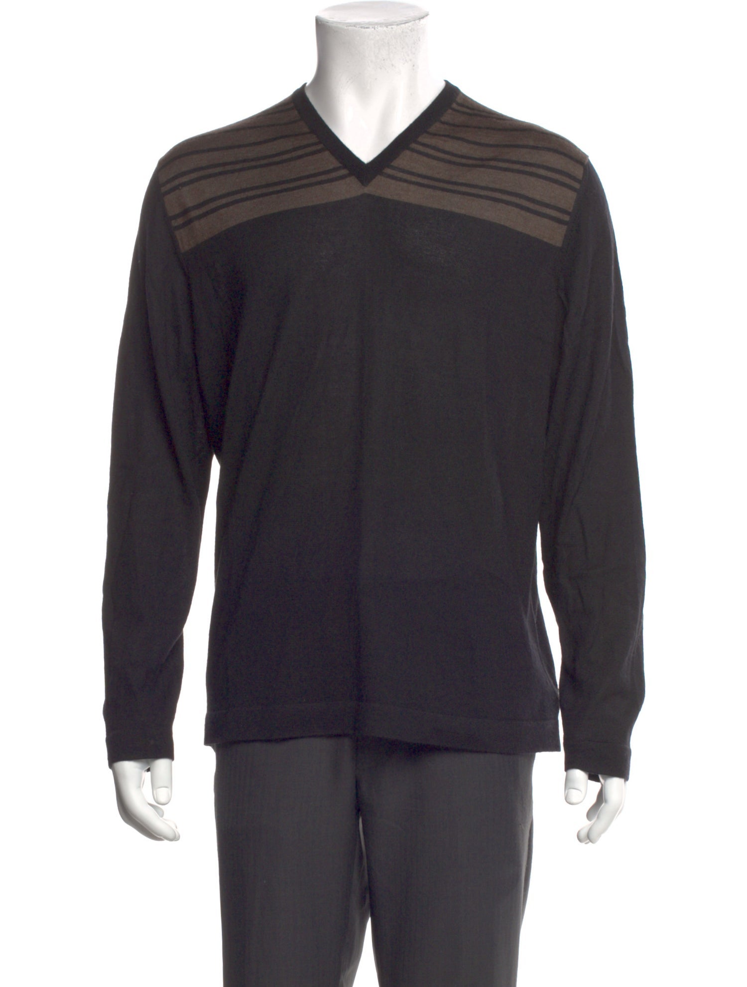Malo Cashmere Striped Cardigan