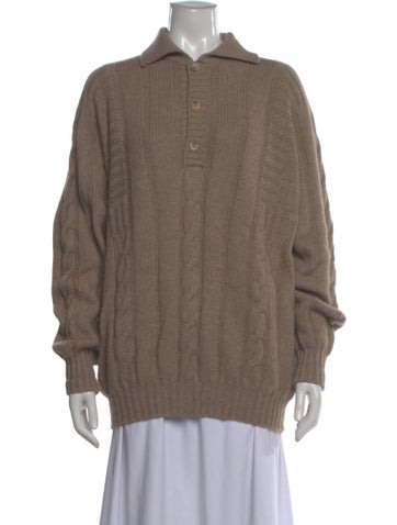 Pre-owned Malo Cashmere Sweater In Brown