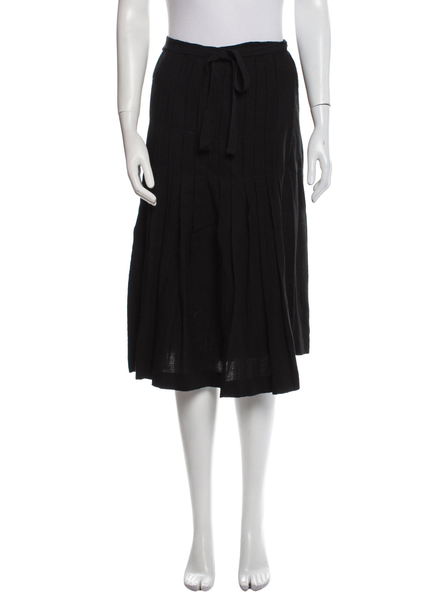 Pas De Calais Wool Knee-Length Skirt