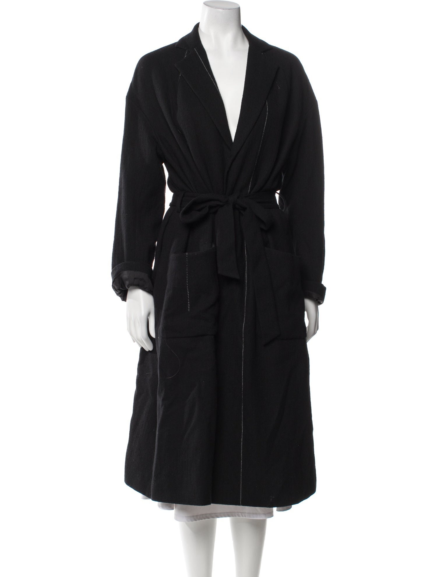 Pas De Calais Wool Trench Coat