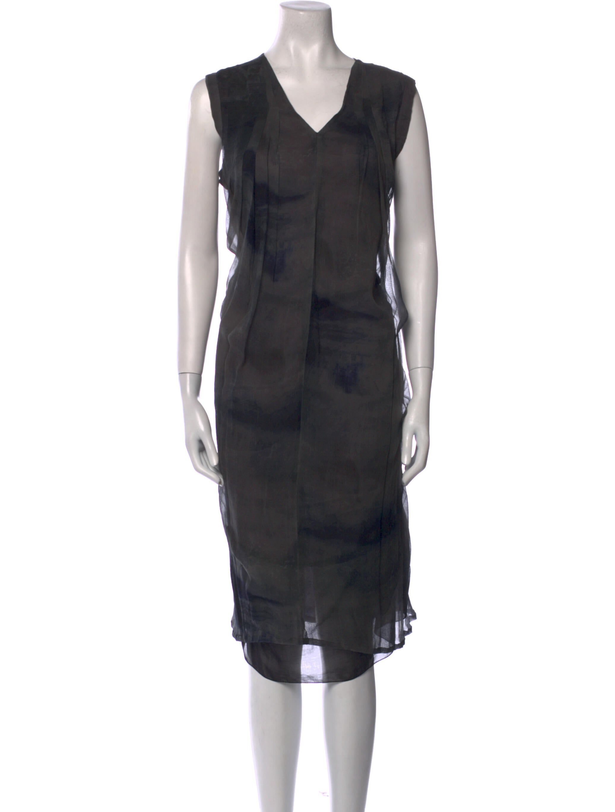 Pas De Calais V-Neck Midi Length Dress