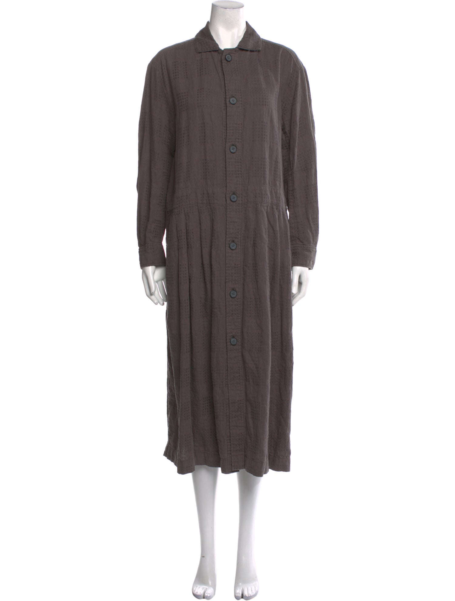 Pas De Calais Linen Midi Length Dress