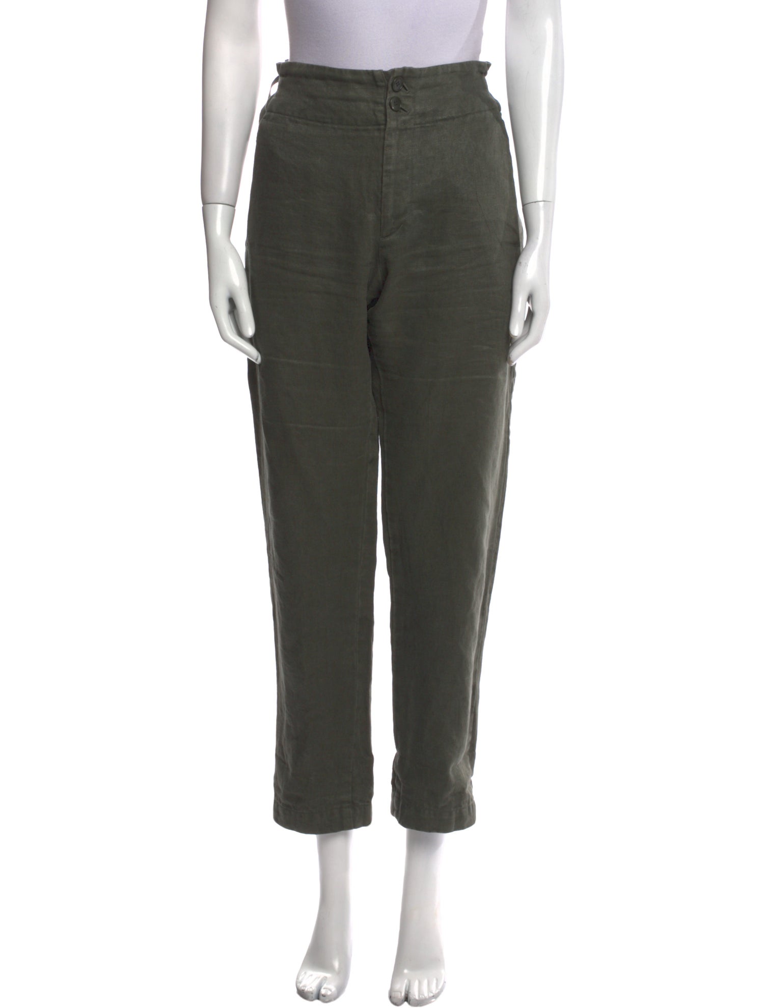 Pas De Calais Linen Straight Leg Pants