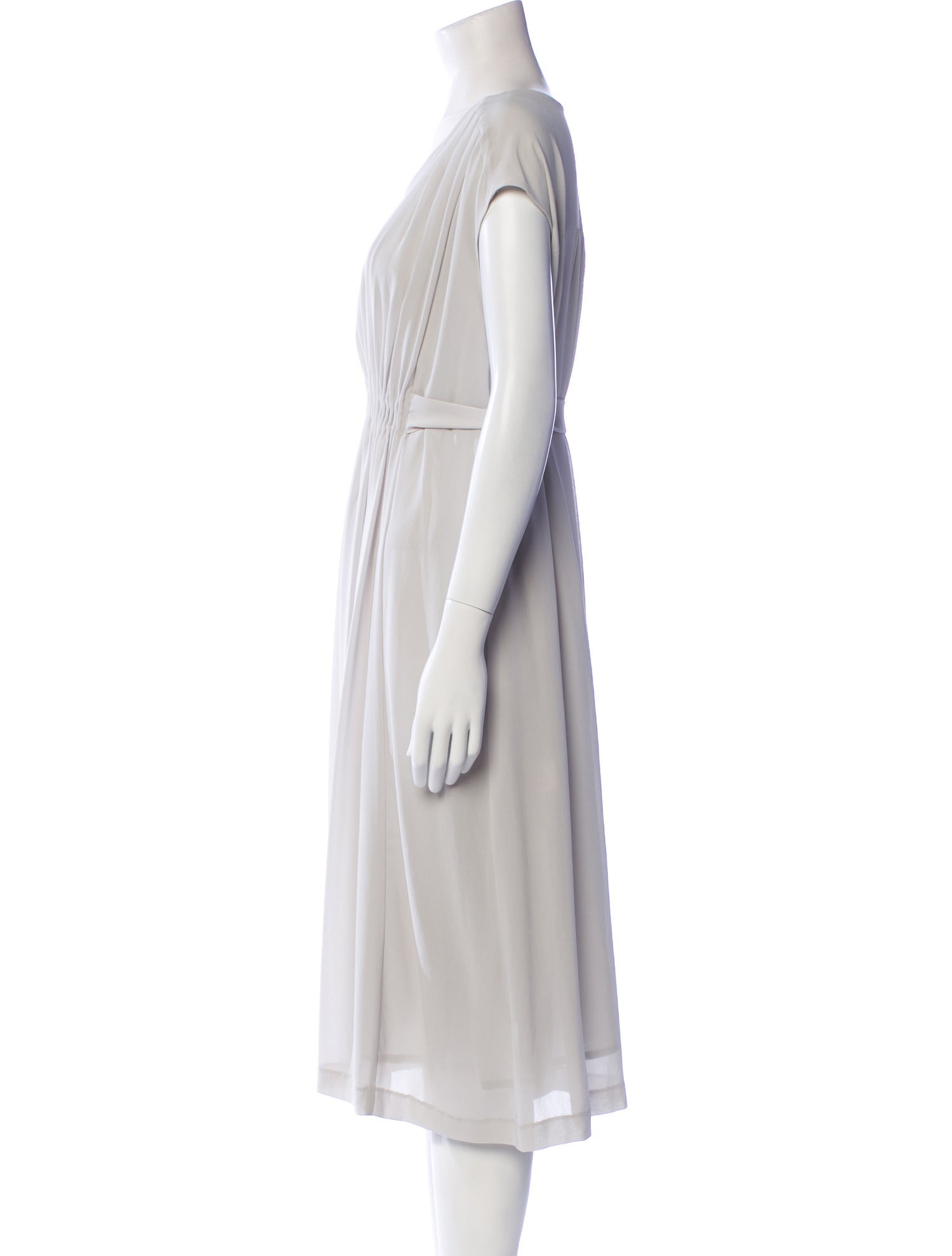 Pas De Calais V-Neck Midi Length Dress