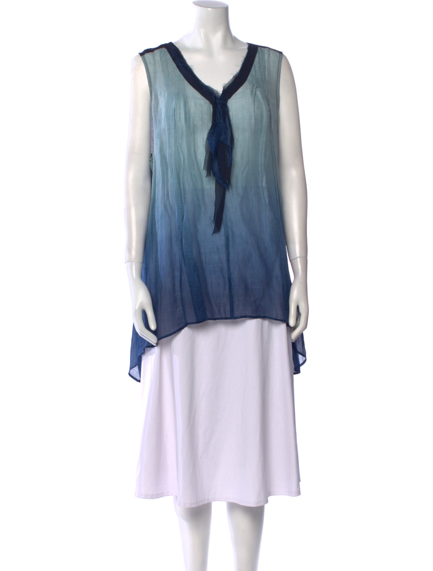Pas De Calais Linen V-Neck Tunic
