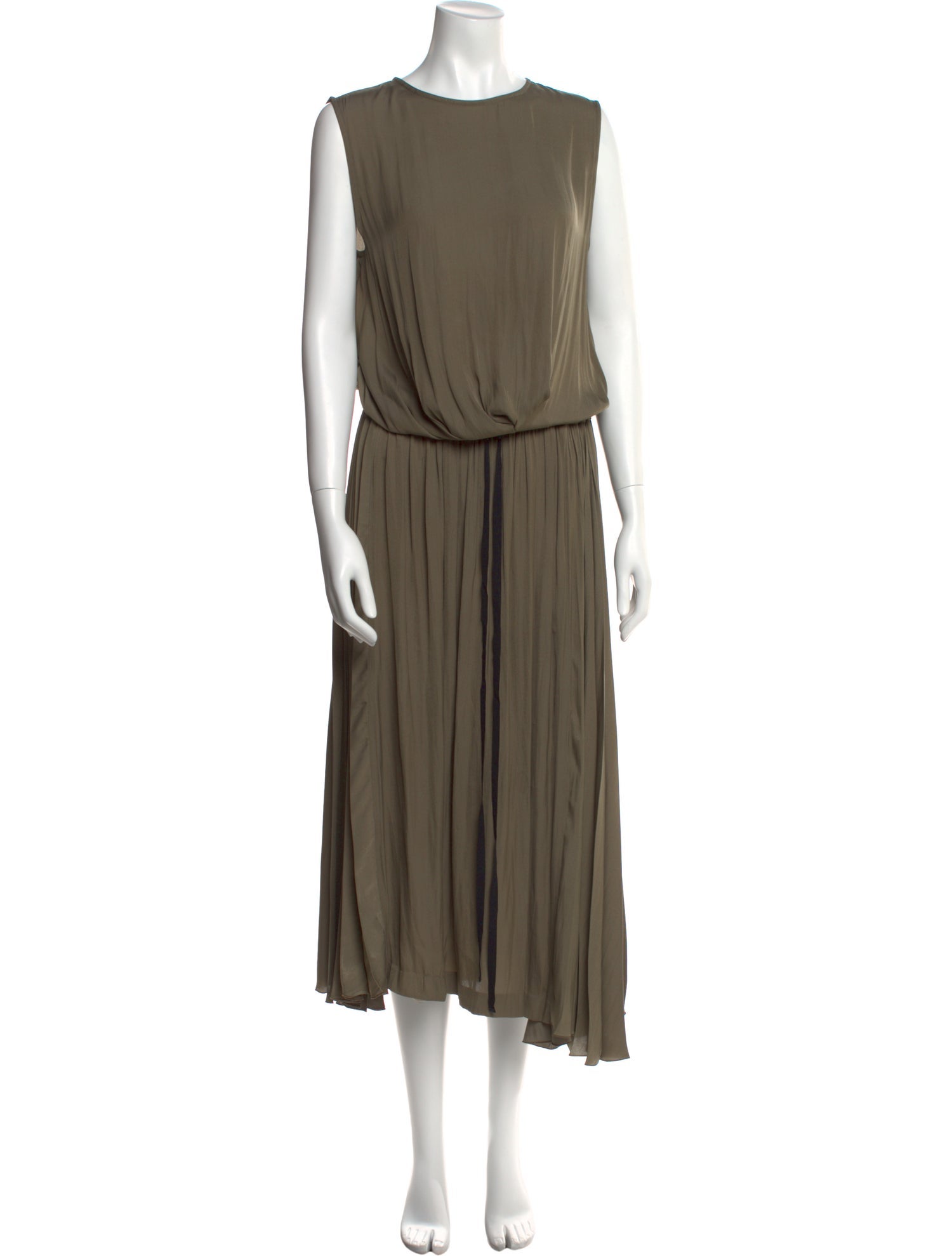 Pas De Calais Crew Neck Long Dress